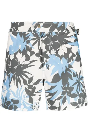 Tom Ford Badeshorts med Tropical Flower-tryk