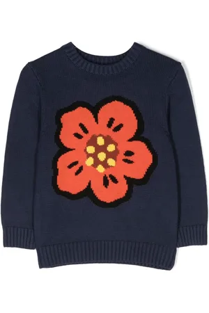 Kenzo Intarsiastrikket Boke Flower trøje