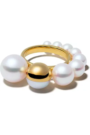 Tasaki M/G Shell-ring i 18 karat gult guld