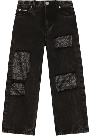 Dolce & Gabbana Jeans med logotryk med patchwork