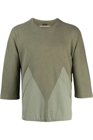 Maharishi Strikket T-shirt med rund hals