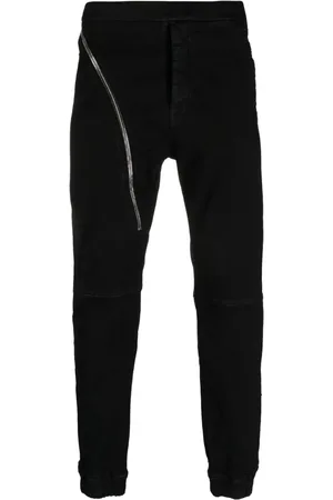Rick Owens Aircut skinny-joggingbukser med dekorativ lynlås