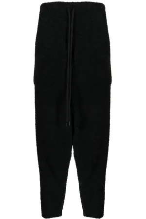 MASTERMIND Joggingbukser i fleece-tekstur med logotryk