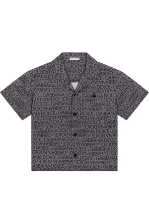 Dolce & Gabbana Skjorte med logotryk og krave