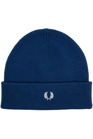 Fred Perry Ribstrikket hue med broderet logo