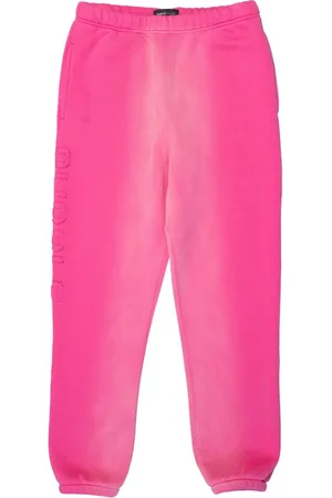 Purple Brand Joggingbukser med logoapplikation