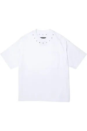 Purple Brand T-shirt med huldetalje