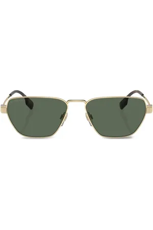 Burberry Vintage-ternede solbriller med geometrisk stel