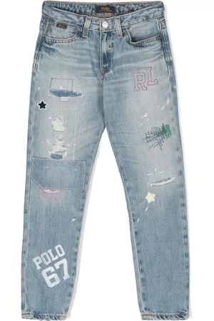 Ralph Lauren Boyfriend-jeans med logotryk