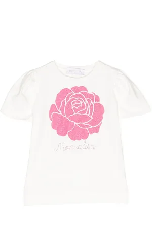 MONNALISA T-shirt med blomstertryk