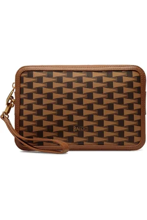 Bally Pennant clutch i læder