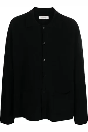 LANEUS Langærmet cardigan med knapper