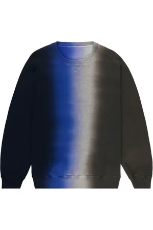 SACAI Sweatshirt med batiktryk