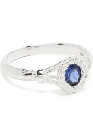 Bleue Burnham Bound Willow ring med safir