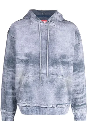 Diesel Hættetrøje med batiktryk