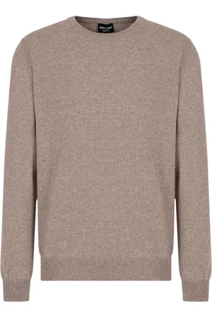 Giorgio Armani Trøje med meleret effekt og rund hals