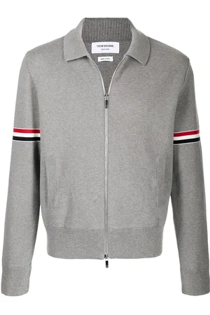 Thom Browne Cardigan med RWB-stribe