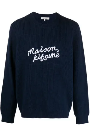 Maison Kitsuné Trøje med broderet logo