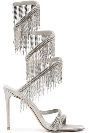 LE SILLA Jewels 105mm sandaler med krystaludsmykning