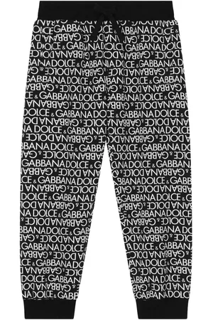 Dolce & Gabbana Joggingbukser med logotryk og snøretræk