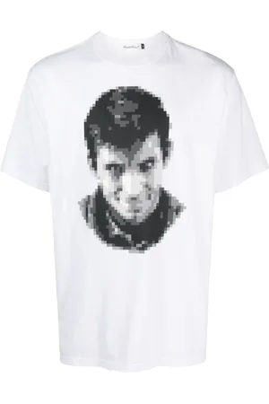 UNDERCOVER T-shirt med pixeleret tryk
