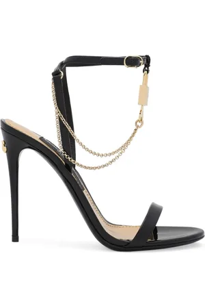 Dolce & Gabbana 105 mm Keira sandaler med kædeled