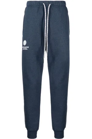 A Bathing Ape Joggingbukser med løbesnor og logomærke