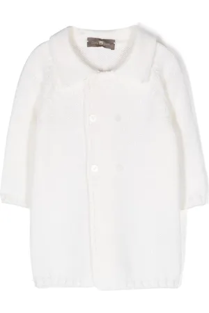 LITTLE BEAR Dobbeltradet bluse i finstrik