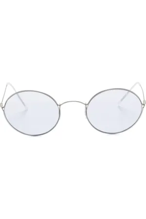 Giorgio Armani Solbriller med tonet glas og rundt stel