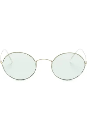 Giorgio Armani Solbriller med tonet glas og rundt stel
