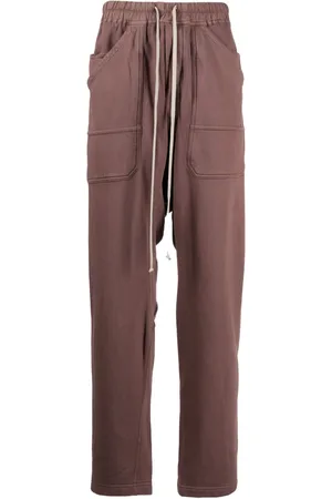 Rick Owens Mauve joggingbukser med løbesnor i taljen