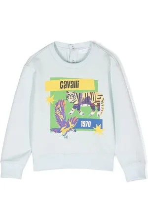 Roberto Cavalli Sweatshirt med grafisk tryk
