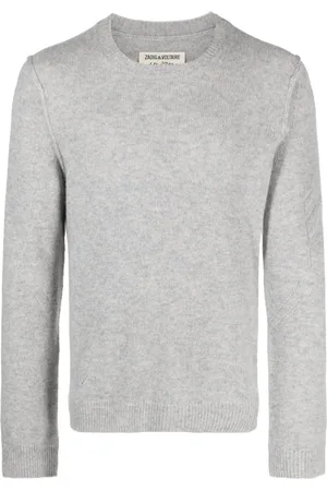 Zadig & Voltaire Kennedy kashmirtrøje med logobroderi