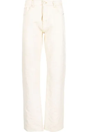Casablanca Jeans med lige ben og monogram-jacquard