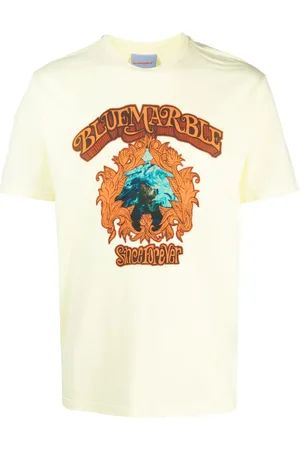 Bluemarble T-shirt med logotryk