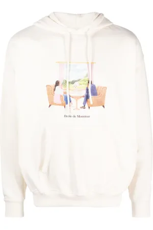 Drôle de Monsieur Voyage hættetrøje med logotryk