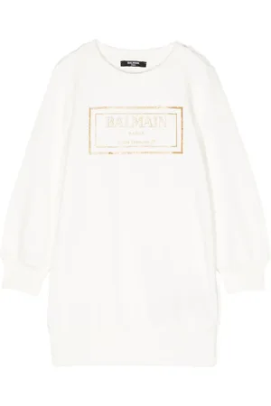 Balmain Kjole med logotryk