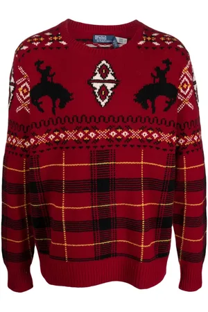 Ralph Lauren Fair Isle trøje i uldblanding