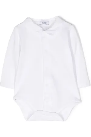 KNOT Jersey-bodysuit med broderede mikroprikker