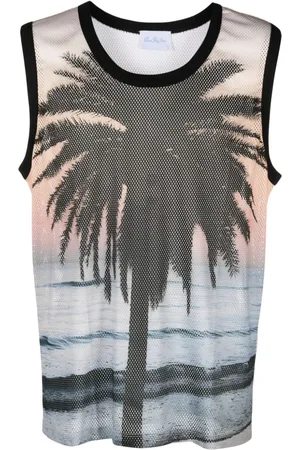 BLUE SKY INN Tanktop med palmetryk