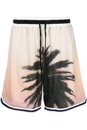 BLUE SKY INN Shorts med palmetryk
