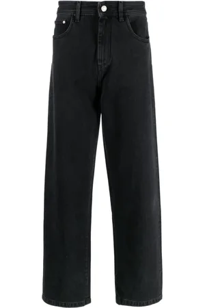 GCDS Jeans med brede ben og graffiti-tryk
