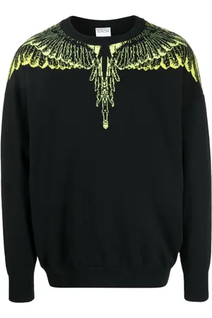 MARCELO BURLON Trøje med ikonisk vingetryk
