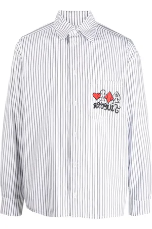 Rassvet Stribet skjorte med broderet logo