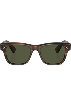 Oliver Peoples Birell solbriller med firkantet stel