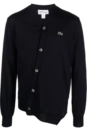 Comme des Garçons X Lacoste asymmetrisk cardigan