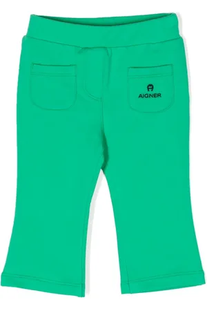 Aigner Slip-on leggings med broderet logo