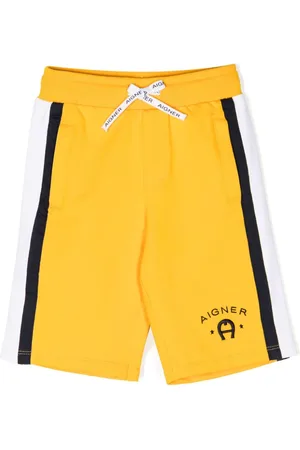 Aigner Træningsshorts med løbesnor og broderet logo