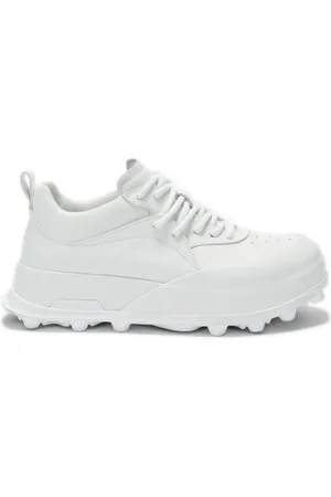 Jil Sander Tonede sneakers i læder