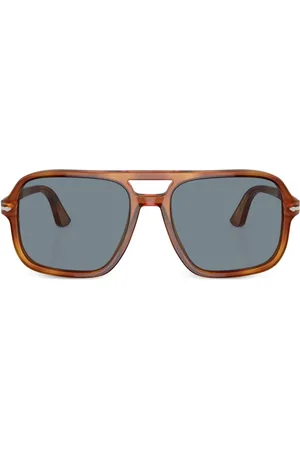 Persol Pilot-solbriller med skildpaddeeffekt